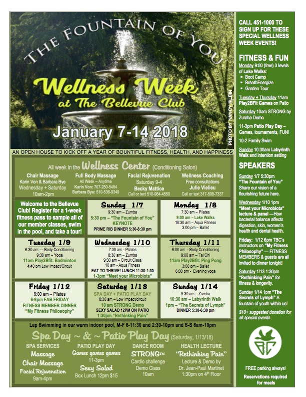 Events flyer